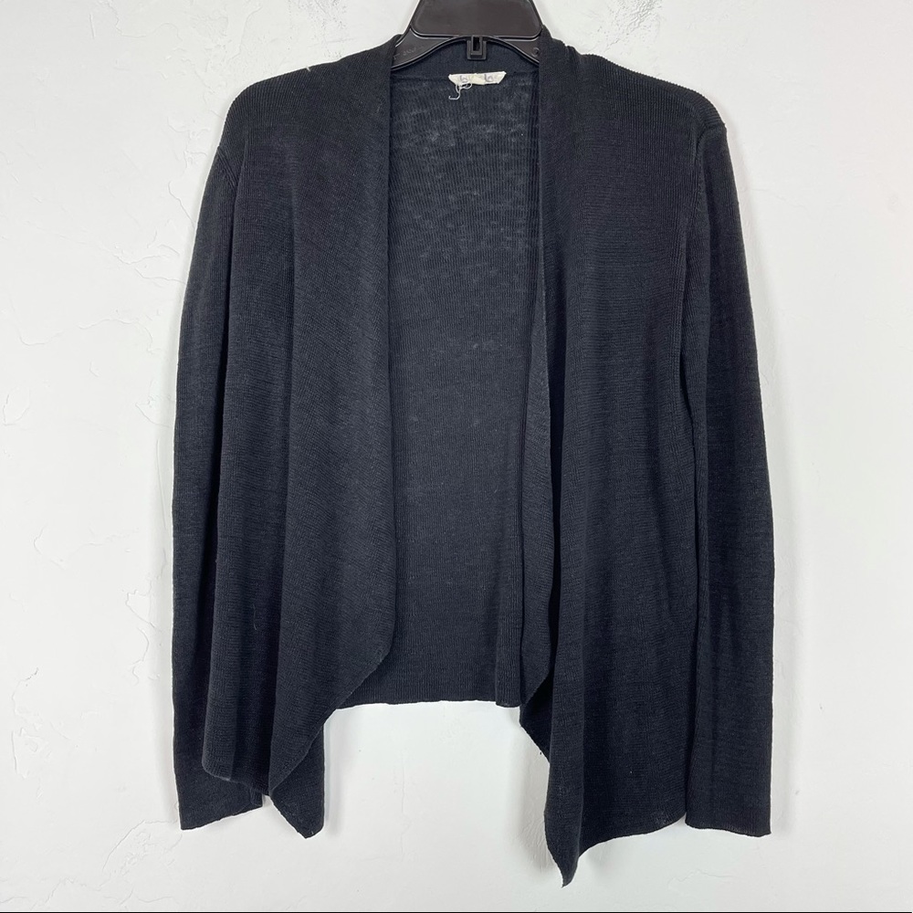 Eileen Fisher Cardigan Sweater Knit‎ Solid Black